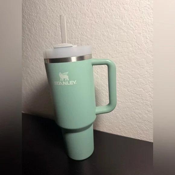 Stanley Mint Green Travel Mug - Picture 1 of 8